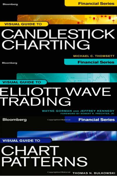 Bộ Sách 3 Cuốn Candlestick Charting Chart Patterns và Elliott Wave Trading của Bloomberg Financial Series