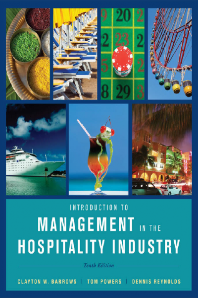 Introduction to Management in the Hospitality Industry 10th edition