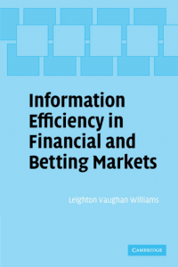 Information Efficiency in Financial and Betting Markets